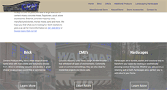 Desktop Screenshot of cementproductsmfg.com